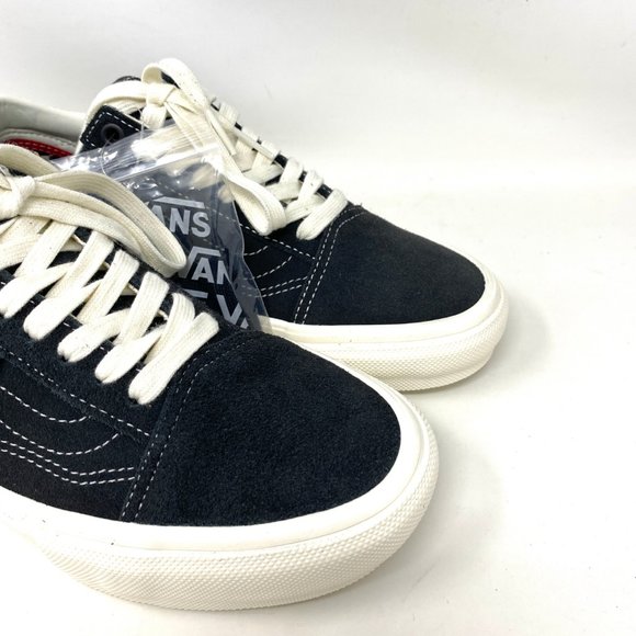 VANS Skate Old Skool Raven Women's Marshmallow Black Suede Canvas VN0A5FCB3FC - Picture 7 of 10